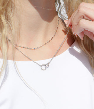Interlocking Rings Necklace