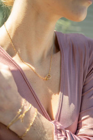 Interlocking Rings Necklace