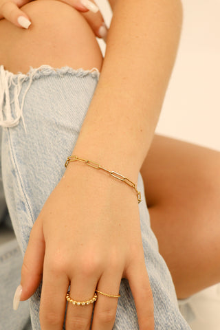 Paperclip Chain Bracelet