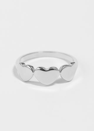 Triple Heart Ring