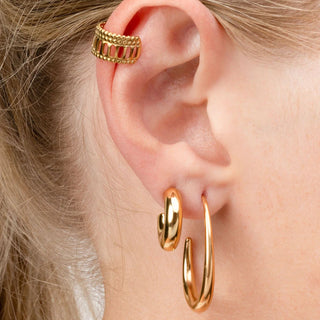 Cutout Ladder Ear Cuff- Model