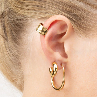 Hammered Ear Cuff- Model