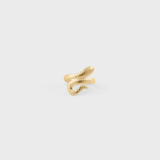 Snake Ear Cuff- gold main 