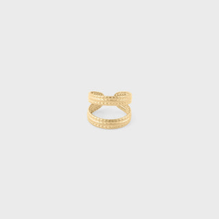 Braided Ear Cuff- gold main 
