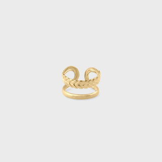 Wheat Open Ear Cuff- Gold main