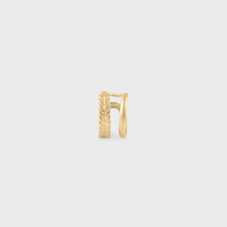 Wheat Open Ear Cuff- Gold main