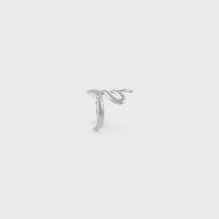 Snake Crawler Ear Cuff- stainless main 
