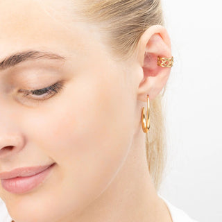 Woven Ear Cuff- Model