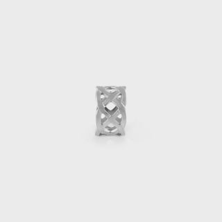 Woven Ear Cuff- stainless main 
