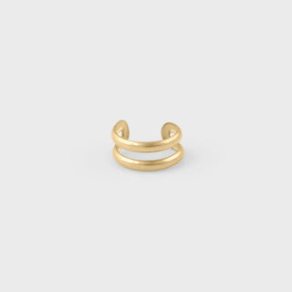 Classic Double Ear Cuff- gold main 