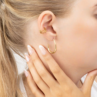 Oval Ear Cuff- Model