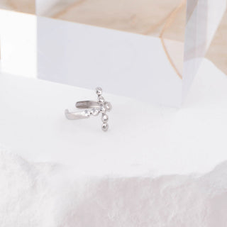 Beaded Cross Ear Cuff- Studio