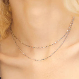 Dainty Layered Chain Necklace Set