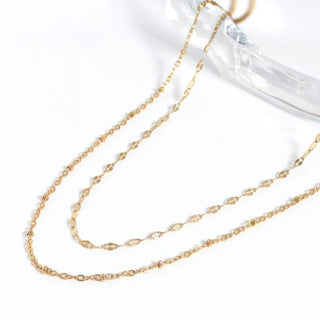 Dainty Layered Chain Necklace Set