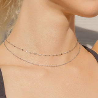 Dainty Layered Chain Necklace Set