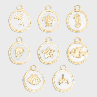 Dolphin Epoxy Charm