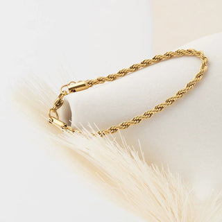 14K Gold Filled PLUS™ Rope Chain Bracelet- Studio