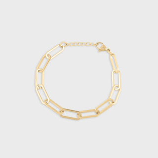 14K Gold Filled PLUS™ Paperclip Chain Bracelet- Main