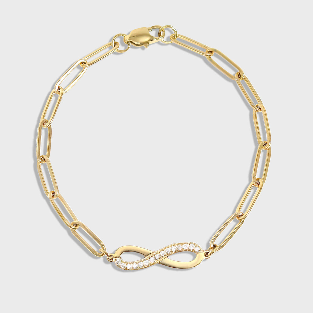 Infinity Paperclip Chain Bracelet – Destin Jewelry
