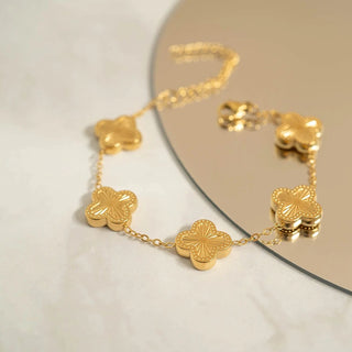 Lucky Clover Charm Bracelet