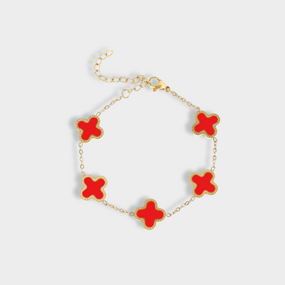 Lucky Clover Charm Bracelet