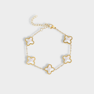 Lucky Clover Charm Bracelet