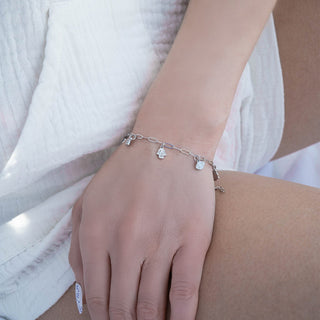 Hamsa & Evil Eye Charm Bracelet
