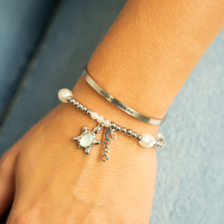 Mixed Satelitte Pearl Beaded Bracelet