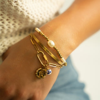 Mixed Satelitte Pearl Beaded Bracelet