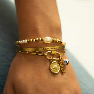 Mixed Satelitte Pearl Beaded Bracelet