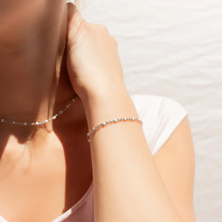 White Confetti Bracelet