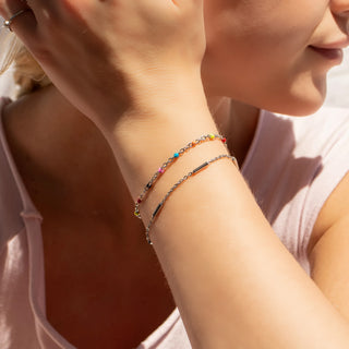 Satellite Bar Chain Bracelet