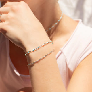 Turquoise Confetti Bracelet