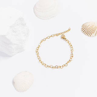 Linked Heart Chain Bracelet
