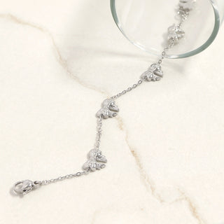 Silver Bow Station Bracelet