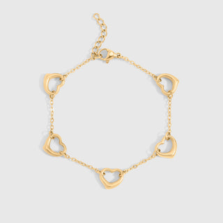Station Heart Bracelet