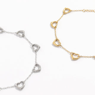 Station Heart Bracelet