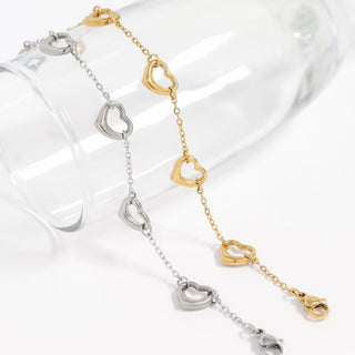 Station Heart Bracelet