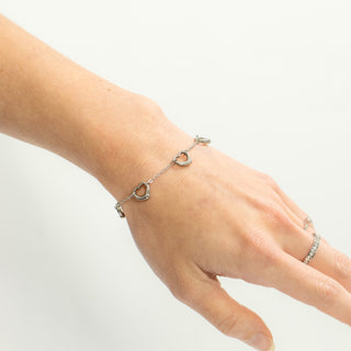 Station Heart Bracelet