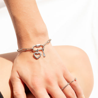 Stainless Steel Champagne Bottle Charm