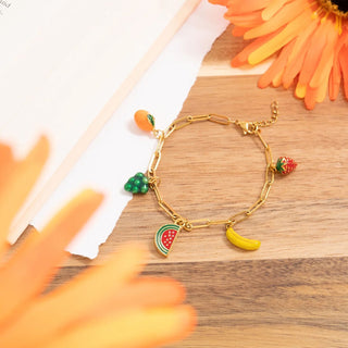 Fruit Charm Bracelet