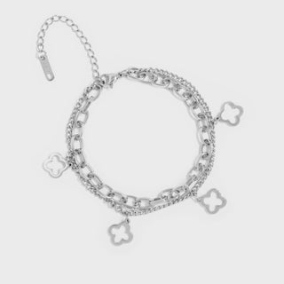 Lucky Clover Charm Bracelet