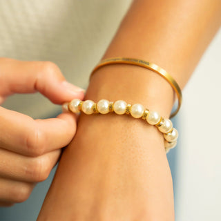 8mm Pearl Beaded Bracelet