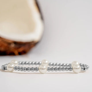 Satellite Pearl Beaded Bracelet