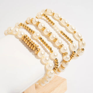 Accented Pearl Beaded Bracelet