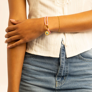 Flower Turquoise Center Pendant