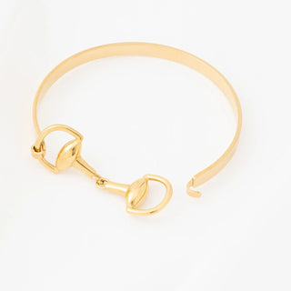 Horsebit Buckle Bangle Bracelet- Studio