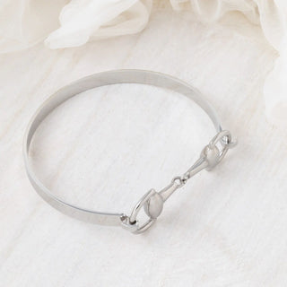 Horsebit Buckle Bangle Bracelet- Studio