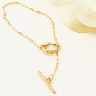 Abstract Carabiner Bracelet- gold studio  