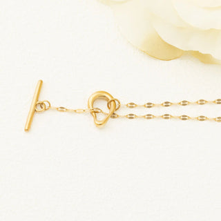 Abstract Carabiner Bracelet- gold studio 